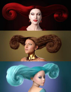 Tauriella Hair for Genesis 8 and 8.1 Females