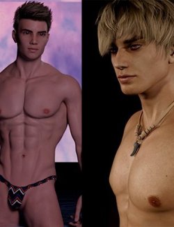 LT Luc and Lukas Bundle for Genesis 8.1 Male