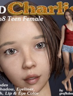 GD Charlie Teen For Genesis 8 Female