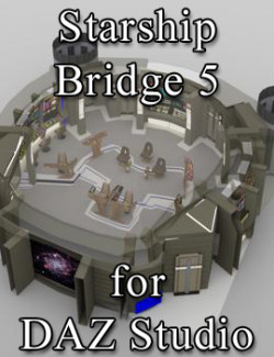 Starship Bridge 5 for DAZ Studio