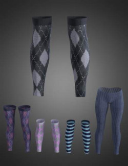 CB Luna Spell Outfit Tights for Genesis 8 and 8.1 Females