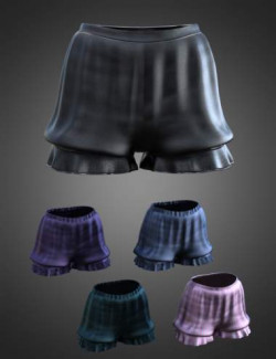 CB Luna Spell Outfit dForce Shorts for Genesis 8 and 8.1 Females