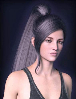 Barbara Hair for Genesis 8 and 8.1 Females