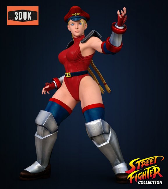 SF6 Cammy For G8F  3d Models for Daz Studio and Poser