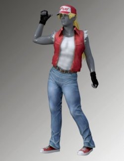 KOF Terry Bogards Outfit For Genesis 8 Male