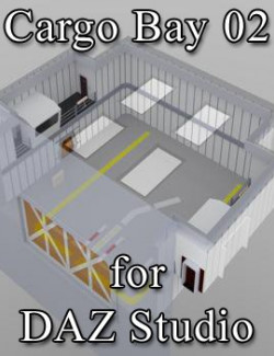 Cargo Bay 02 for DAZ Studio