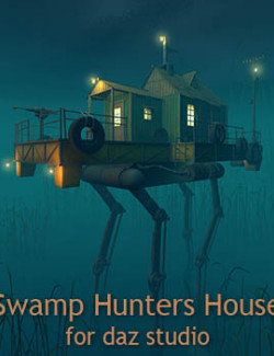 Swamp Hunters House for Daz Studio