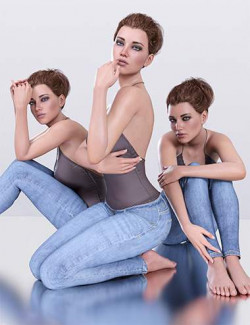 Z Ultimate Sitting on the Floor Pose Collection for Genesis 8 and 8.1 Female