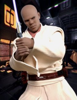 Star Wars Series: LT Mace Windu For Genesis 8.1 Male