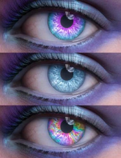 Rainbow Eyes for Genesis 8.1 Females