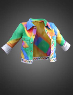 Pride Outfit dForce Jacket for Genesis 8 and 8.1 Females