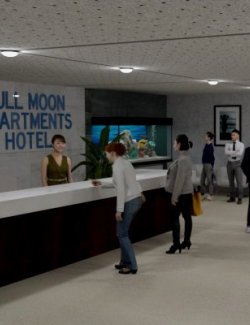 Full Moon Apartment Hotel For DAZ