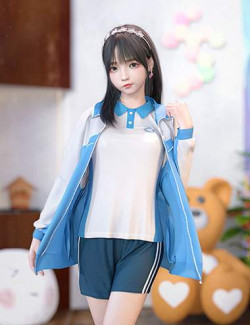 dForce SU School Uniform Bundle for Genesis 8 and 8.1 Females