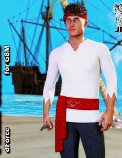 JRH dForce Pirate Costume For G8M