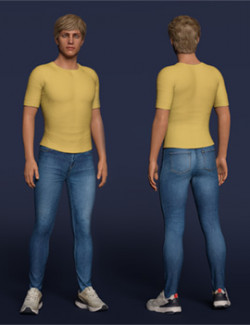 S3D dForce Casual Clothing for Genesis 8 and 8.1 Male