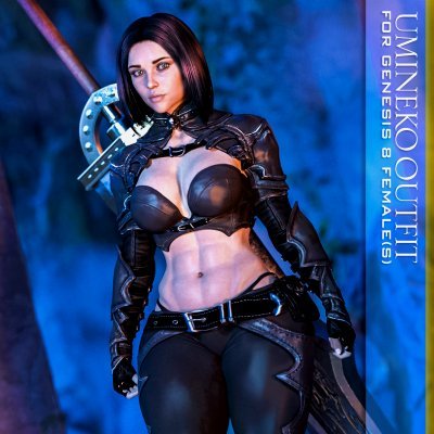 Click here to see preview images for "Umineko Outfit For Genesis 8 Female" Umineko Outfit For Genesis 8 Female