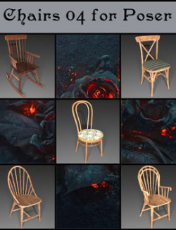 All Props Chairs 04 For Poser