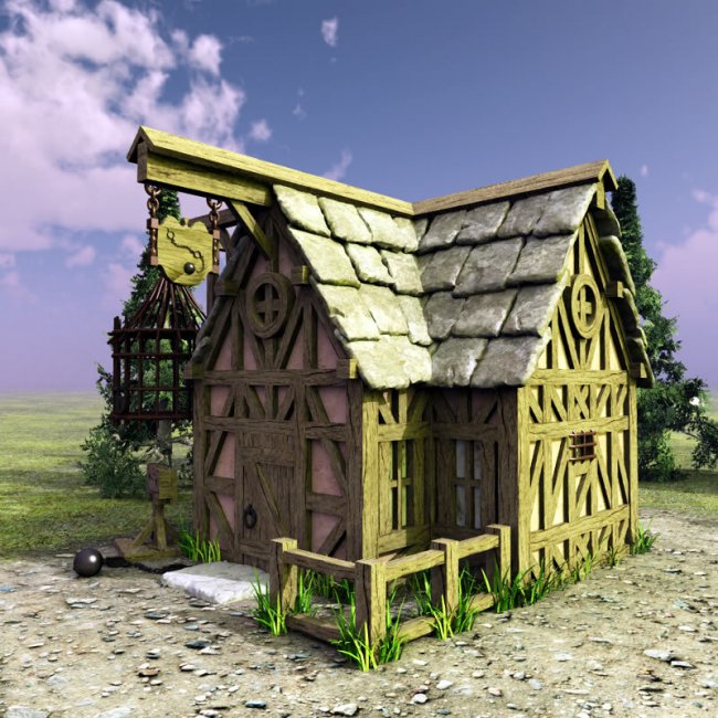 Builder Medieval Jailor for Poser | 3d Models for Daz Studio and Poser