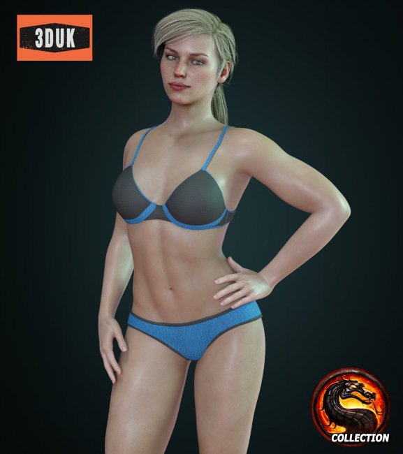 MK Cassie Cage For G8F 3d Models for Daz Studio and Poser