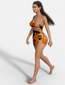 Flintstone Dress For Genesis 8 Female