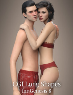 CGI Long Shapes for Genesis 8/8.1 Female and Male