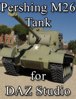 Pershing M26 Tank for DAZ Studio