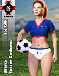 JMR dForce Soccer Costume for G8F