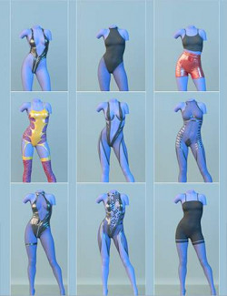 SPR Attractive Underwear Collection for Genesis 8.1 Female Bundle