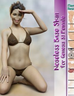 AB Noseless Base Skin For Genesis 8.1 Female (MR)