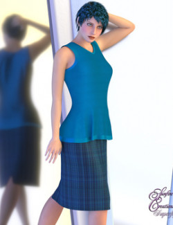 Wool-n-Knit for the Dynamic Skirt Set for Dawn and La Femme