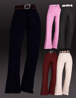 Iconic Style Outfit dForce Pants for Genesis 8 Females