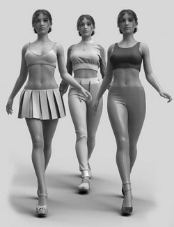 Walk Feminine for Fashion Shows for Genesis 8 and 8.1 Females