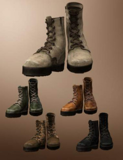 Survival Instinct Boots for Genesis 8 and 8.1 Females