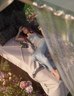Sleeping Beauty Pose Set for Genesis 8.1 Female