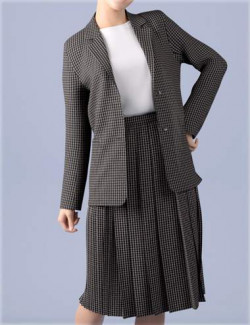 dForce HnC Basic Jacket Outfit for Genesis 8.1 Females