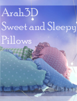 Arah3D Sweet and Sleepy Pillows