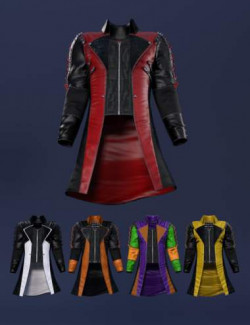 Shadow Realm Jacket for Genesis 8 and 8.1 Males