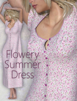 Flowery Summer Dress