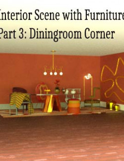 Interior with furniture, Part 3: Dining Room Furniture