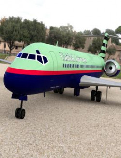 Airliner 717 for DAZ Studio