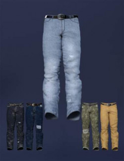 Modern Cowboy Jeans for Genesis 8 and 8.1 Males