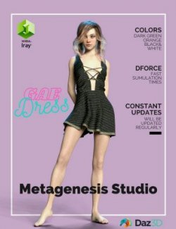 dForce GAE Dress for Genesis 8 and 8.1 Female