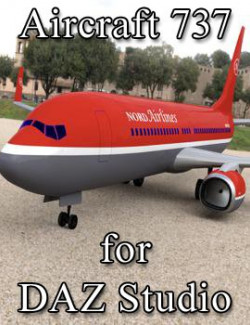 Aircraft 737 for DAZ Studio