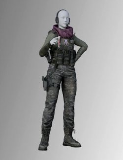 COD Iskra Killswitch Outfit for Genesis 8 Female