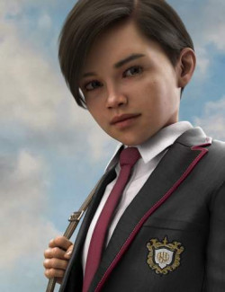 AJC Japan's Modern High School Uniform for Genesis 8 Males