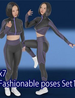 Fashionable poses Set1