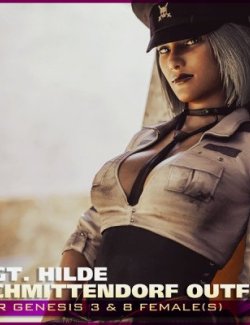 Sgt Hilde Schmittendorf Outfit for Genesis 3 and 8 Female