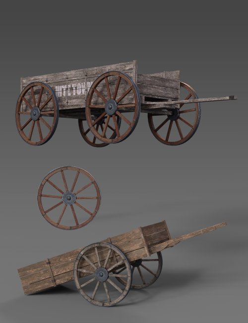 Wild West Town Carts