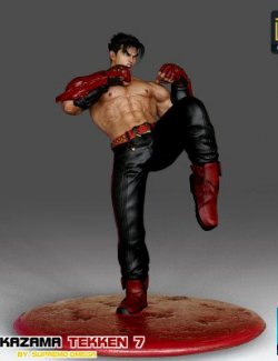 Kazuya Mishima T7 for G8 Male  3d Models for Daz Studio and Poser