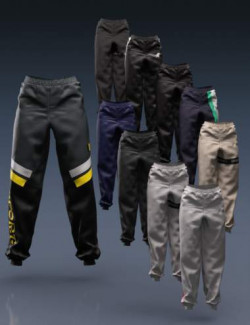 Sport Suit dForce Pants for Genesis 8 and 8.1 Females